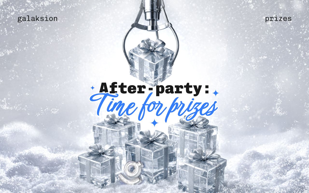 Grab your prize under the tree: Galaksion Christmas After-party