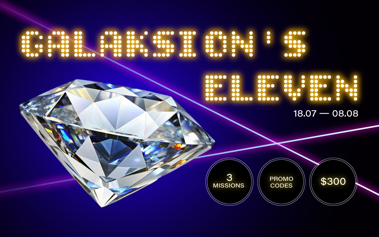 Win $300 + promo codes with Galaksion’s Birthday!