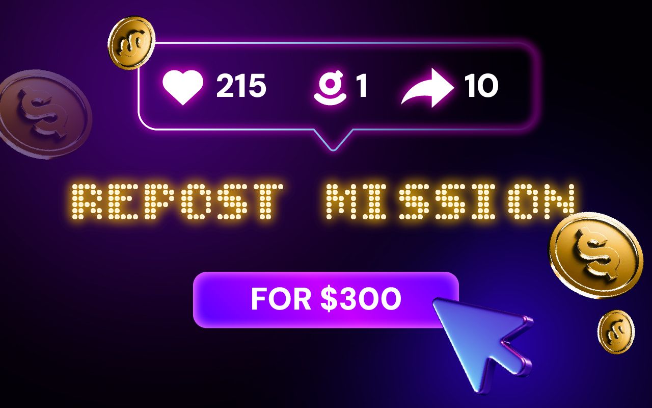 Win $50 with a single repost on IG