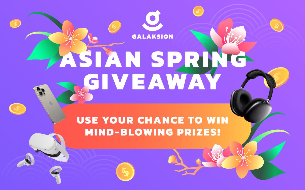 Use your chance to win iPhone 15 Pro Max, VR headset, Airpods Max, and 15% bonus!