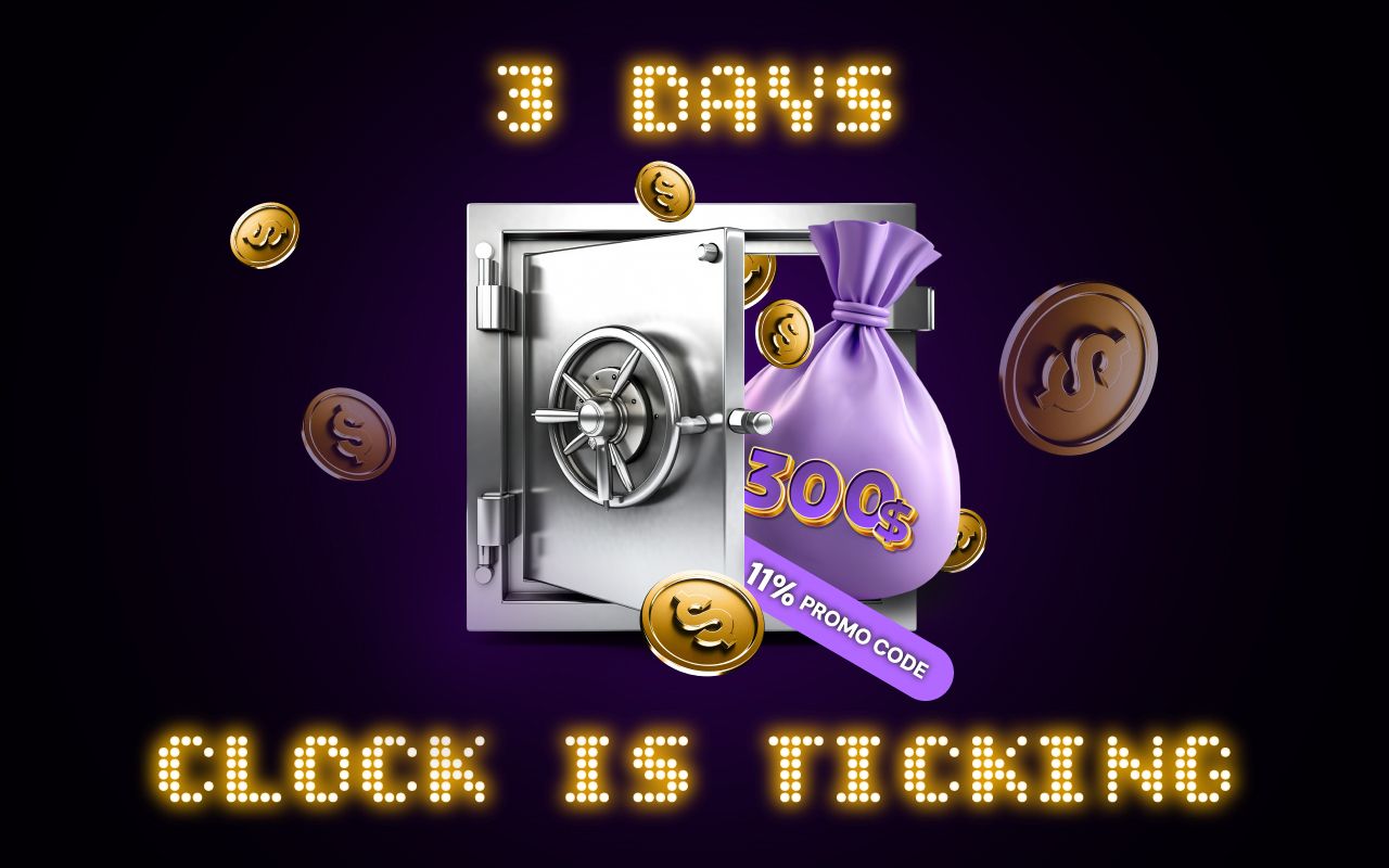 3 days before the $300 vault locks forever