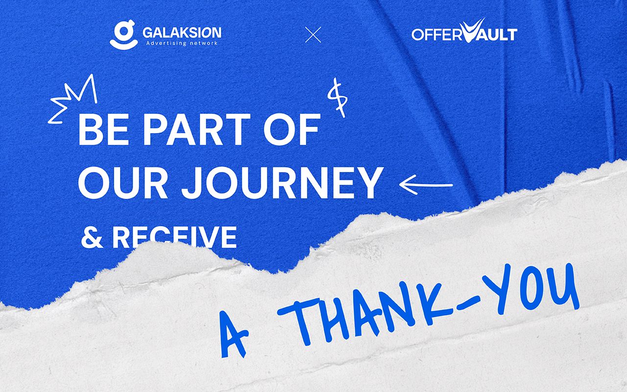 Be part of our journey & receive a thank-you