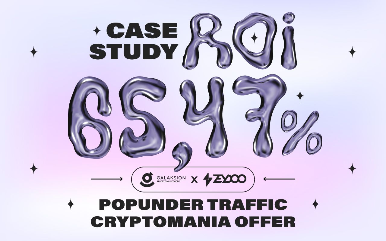 Profitable bundle: 65,47% ROI on Cryptomania Offer with Galaksion Popunder 