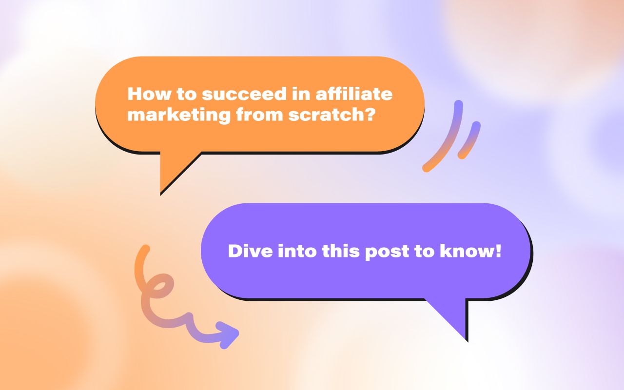 About start in affiliate marketing by your friend’s words