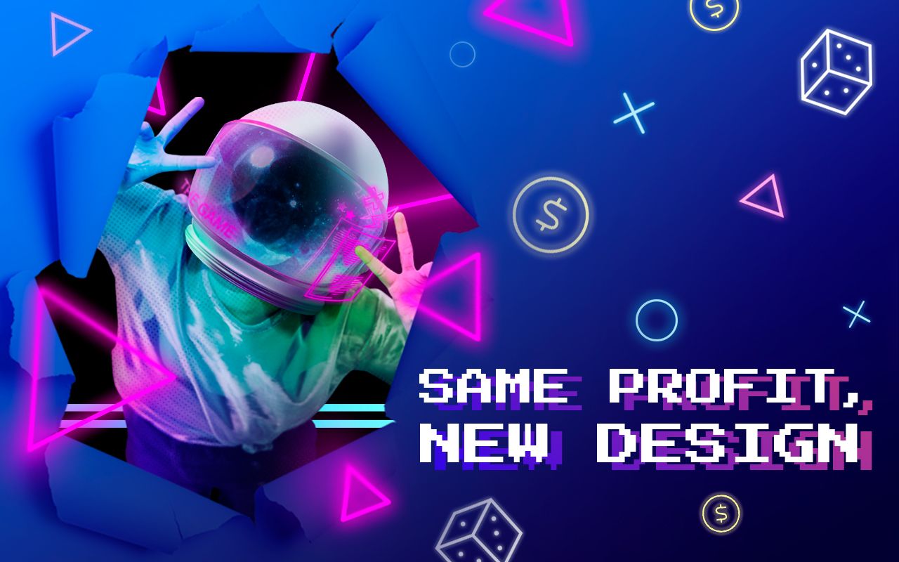 Same profit, new design!