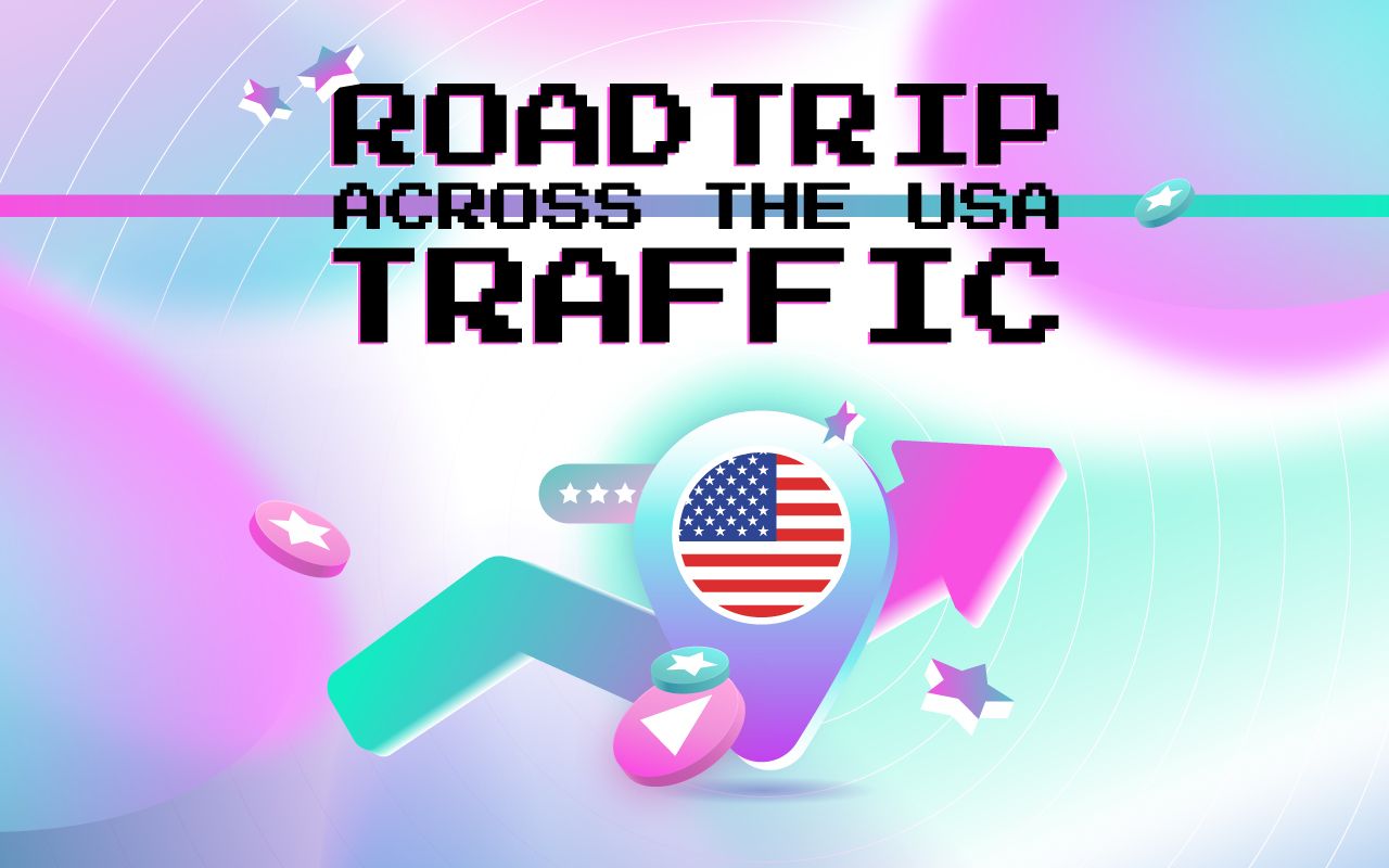 Let's set off on a road trip across the USA traffic!