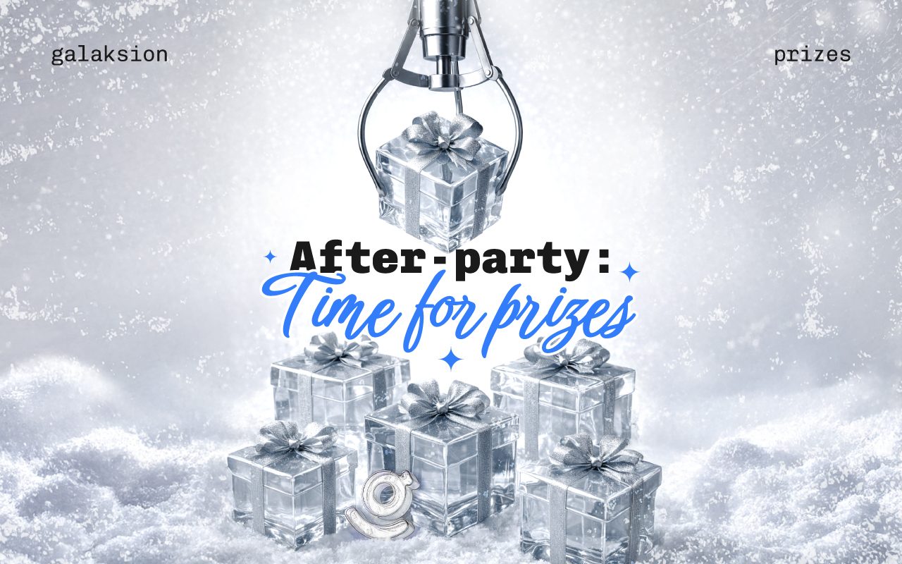 Grab your prize under the tree: Galaksion Christmas After-party