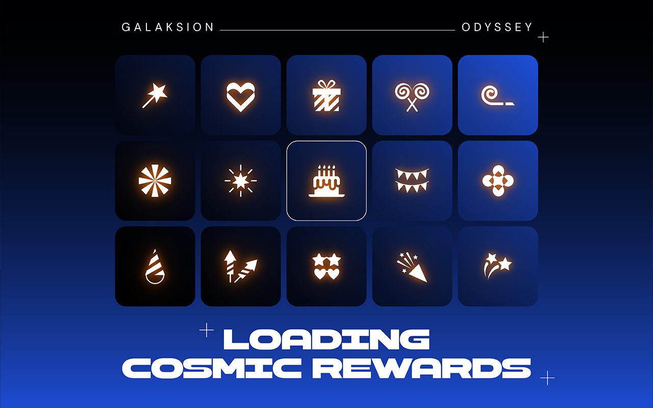 We’re loading your Galaksion Odyssey rewards ↻