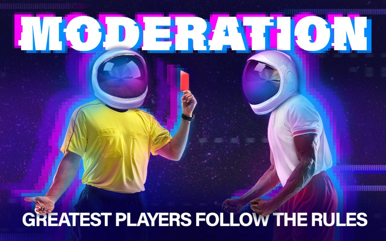 Moderation: greatest players follow the rules