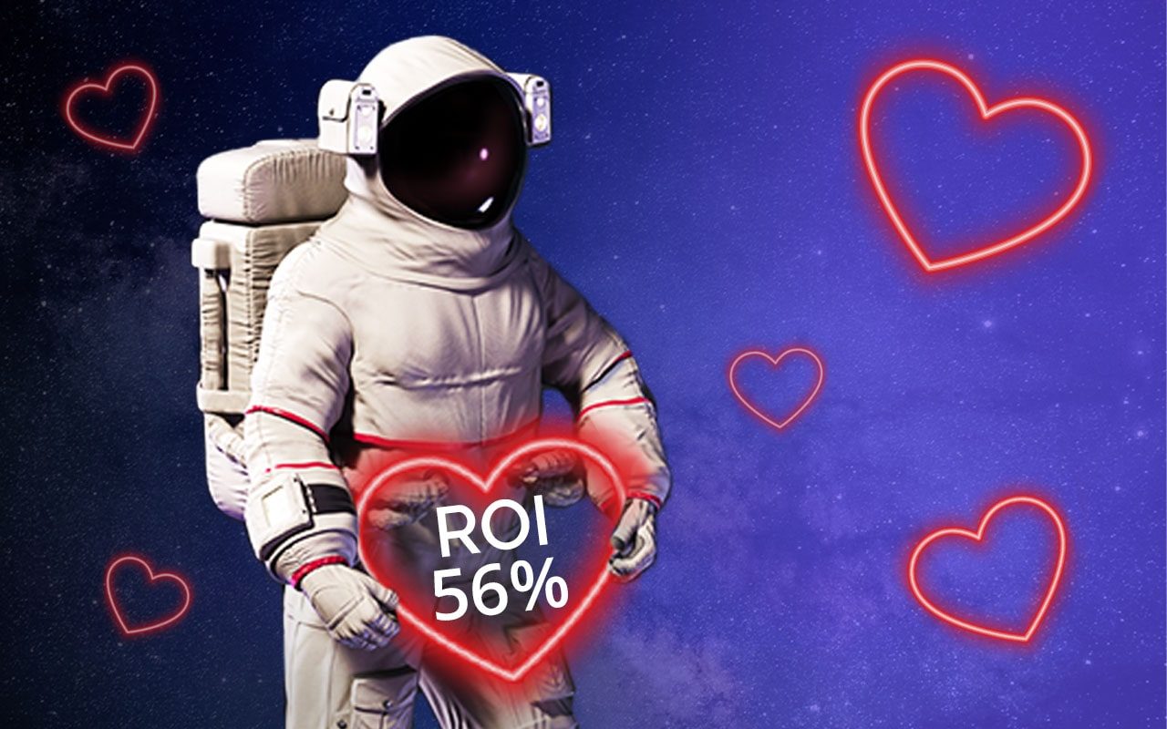 “Lazy” dating case with 56% ROI: On-Page tests
