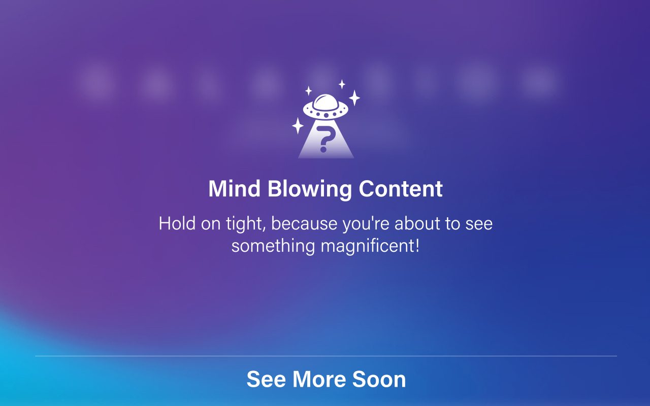 An important update!
